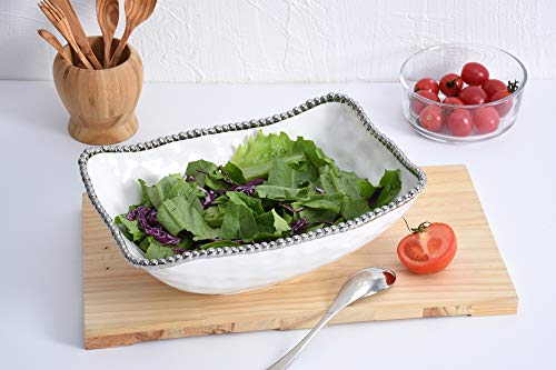 Pampa Bay Porcelain Deep Serving Bowl (White) - color: White