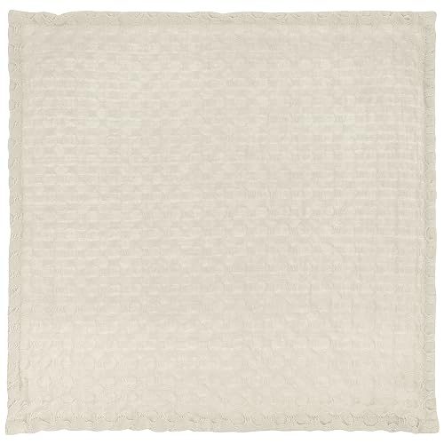 Karma Waffle Weave Dishcloth Set/Holder Oh Happy Day - color: Grey Happy Day