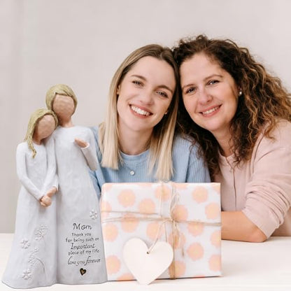 Mom Birthday Gifts from Daughter, Gifts for Mom Resin Figurine | Birthday Gifts for Mom,Gifts for Mom Mothers Day Christmas, Mother of the Bride Gift, Hand-Painted Resin Statue - style: Mom gifts