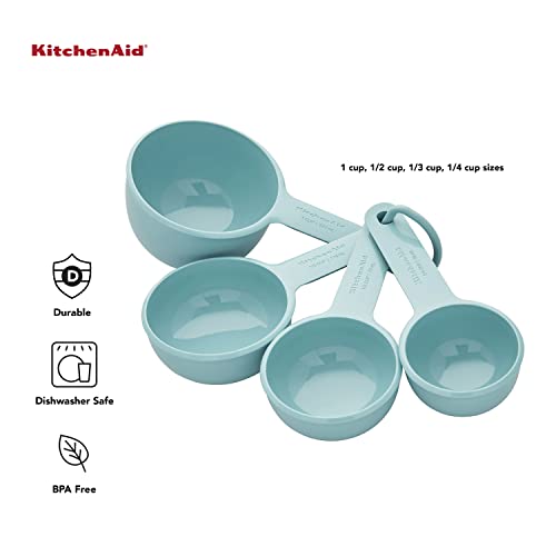 KitchenAid Measuring Cups, Aqua Sky, Set Of 4 (Pack of 12) - color: Aqua Sky, size: Set Of 4 (Pack of 12)