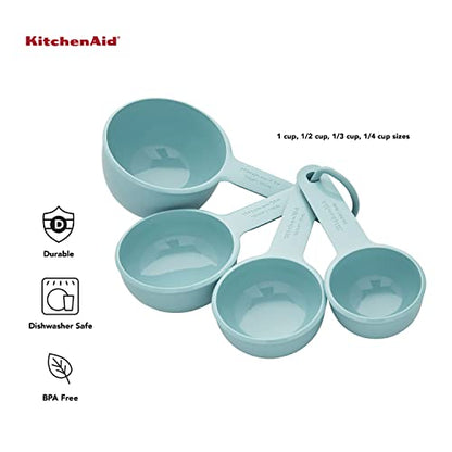 KitchenAid Measuring Cups, Set Of 4, Aqua Sky - color: Aqua Sky, size: Set Of 4