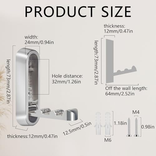 4PCS Foldable Wall Hooks, Heavy Duty Zinc Alloy Folding Wall Hooks, Folding Coat Hooks Wall Mount Bathroom Foldable Towel Hooks for Hanging Clothes, Bags, Hats, Bathrobes, Keys and Kitchen (Silver) - color: Silver, size: 4 Hooks