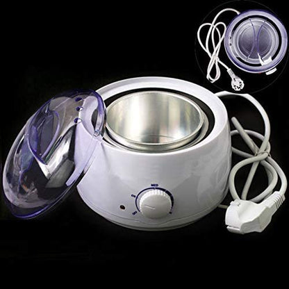 Professional Electric Wax Warmer and Heater for Soft, Paraffin Warm Crème and Strip Wax | Wax Melter for Hair Removal with Adjustable Temperature for Salon Quality Results
