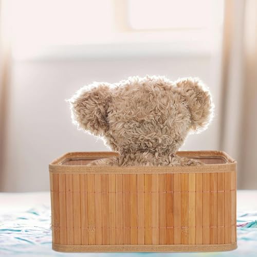 Baluue 3pcs Storage Basket Set with Three Sizes, Small Rattan Nesting Baskets for Organizing Bedroom, Bathroom, Laundry Room, or Kitchen, Space Saving and Multifunctional Storage Bins