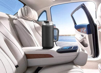 Meoky 40 oz Tumbler with Handle and Straw, Insulated Tumbler with Lid and Straw, Stainless Steel Travel Mug, Keeps Cold for 34 Hours, 100% Leak Proof, Fits in Car Cup Holder (Night) - color: Night, size: 40 Ounces
