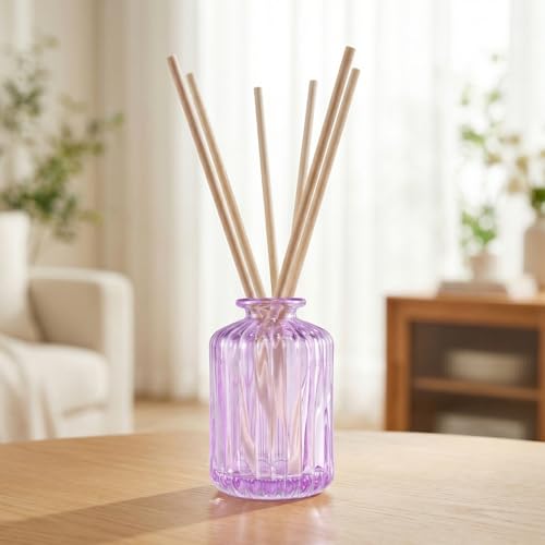 Set of 4 Reed Diffuser Bottle Decorative Bottle Fragrance Empty Glass Bottle