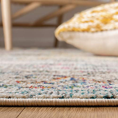 SAFAVIEH Madison Collection Area Rug - 2'2" x 4', Grey & Gold, Boho Chic Distressed Medallion Design, Non-Shedding & Easy to Clean, Ideal for Living Room, Bedroom, Dining Space (MAD473F) - color: Grey/Gold, size: 2'2" x 4' (Rectangular)