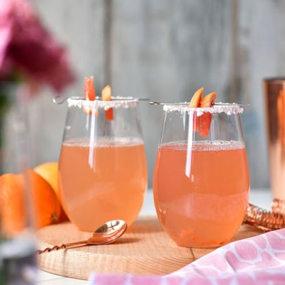 Krosno Wine Glasses Set of 6, 19.6 oz, Harmony Collection | White or Red Wine Set, Lead-Free Crystal Glassware, Drinking Glasses, Aperol Spritz Glases, Wedding Gift, Dishwasher Safe - style: Wine 19.6 oz (Set of 6)