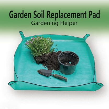 17-Piece Succulent Plant Care Tool Set, 26" and 39.4" Plant Transplanting Mats, Indoor Transplanting Supplies, Including Pot Transplantingg Mat, Mini Gardening Tool Set for Plant Care