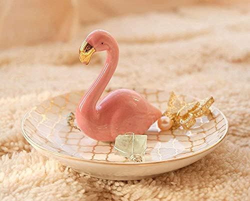 PUDDING CABIN Flamingo Gifts for Women Ring Holder for Jewelry, Pink Decor Flamingo Gift for Women Girls Friend Her Mom Mothers Day Birthday Christmas Thanksgiving Valentines - style: Flamingo