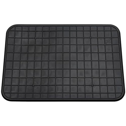 Scepter 37" L x 25" W Heavy Duty Utility Drip Tray, Black, 2-Pack | Extra Large Automotive Garage Mat, Pet Food Mat, and Washing Machine Pan, Model AM2PK06951