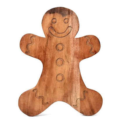 Sophia Art 100% Acacia Wooden Chopping Board, Butcher Block for Vegetables, Cafe and Restaurant, Serving Board,Charcuterie Board Cutting Board, Brown (Ginger Bread Board, 13.5"L x 10.75"W) - color: Ginger Bread Board, 15"L x 7"W