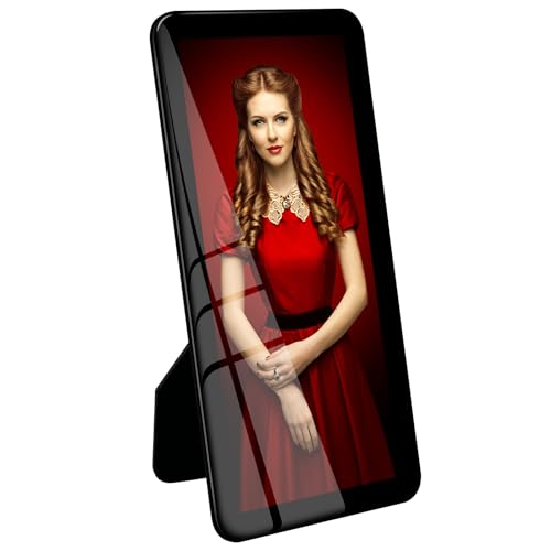 Bluesun 4×9 Picture Frame Black for Business License Certificate | 4×9 Black Photo Frame with Tempered Glass & Rounded Corners, Wall & Tabletop for Office, Bar, Coffee Shop & Retail Stores - color: Black, size: 4x9（1 Pcs）