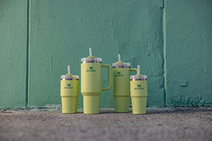 STANLEY Quencher H2.0 Tumbler with Straw 14 oz | Flowstate 3-Position Lid | Cup Holder Compatible for Travel | Insulated Stainless Steel Cup | BPA-Free | Citron - color: Citron, style: Classic