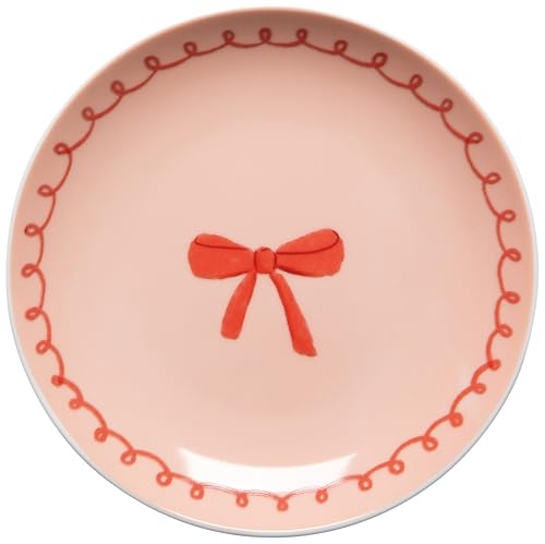 Jubilee Bowtique Porcelain Appetizer Plates, Set of 4 - color: Bowtique