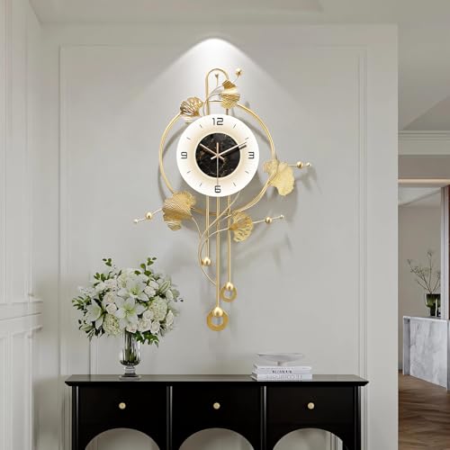 Wall Clock, Large Modern Wall Clock for Living Room Decor 20 X 31.5 Inches，Unique Office Clocks Battery Operated，Oversized Modern Wall Art for Bedroom,Farmhouse,Office Wall Decor - size: 20" x 31.5"