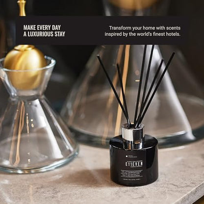 Hotel Collection | California Love Reed Diffuser Set | Hotel Inspired Luxury Essential Oil Reed Diffuser | Green Tea, Orange and Lemongrass 3.4 fl oz, 100 mL