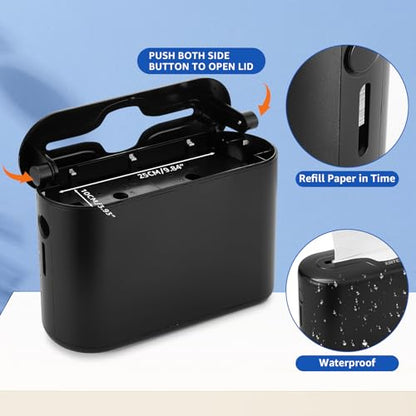 Countertop Paper Towel Holder Dispenser,Black-M | Commercial Paper Towel Dispenser, Multifold Trifold Z-Fold Paper Towel Holder,Napkin Holder Dispenser - color: Black-m