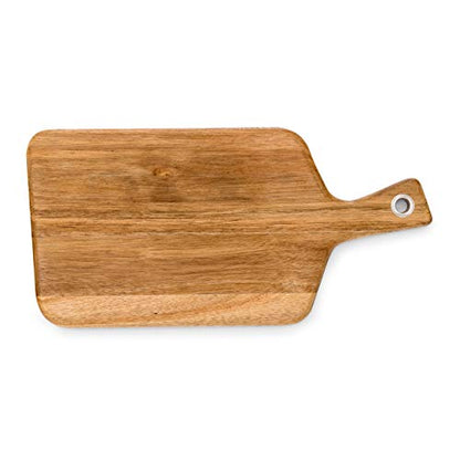 Weddingstar Wooden Paddle Cutting Board or Serving Board With Handle 13.5" x 6.5" - Blank - color: Non Customizable, size: 13.5"L x 6.5"W