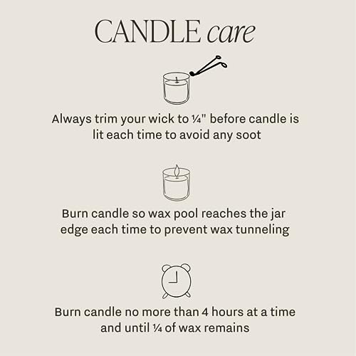 Sweet Water Decor Coastal Lemon Non Toxic Candle – Soy Candle with Lemon, Sea Salt, Woods, Jasmine Aroma – 40 Hour Burn – 9oz Clear Glass Jar – Fresh Mediterranean Home Fragrance - style: Coastal Lemon