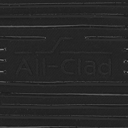All-Clad Premium Pot Holder & Hot Pad: Heat Resistant to 500 Degrees - 100% Cotton, 10""x6.25"" Hot Pad for Kitchen and Barbeque, (2-Pack), Black - color: Black, size: 2 Pack