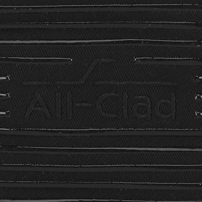 All-Clad Premium Pot Holder & Hot Pad: Heat Resistant to 500 Degrees - 100% Cotton, 10""x6.25"" Hot Pad for Kitchen and Barbeque, (2-Pack), Black - color: Black, size: 2 Pack