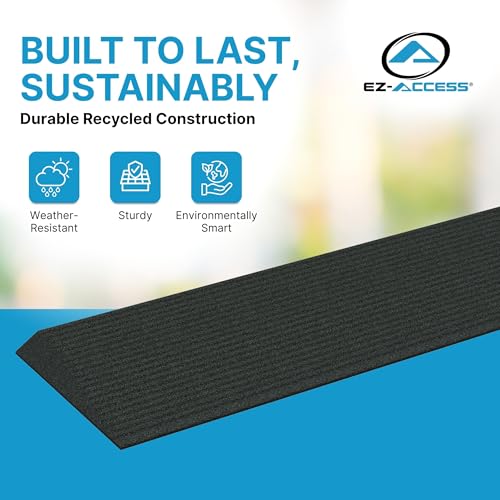 EZ-ACCESS Transitions Angled Entry MAT, Black, 1.25-in - color: Black, size: 1.25 Inches