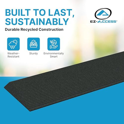 EZ-ACCESS Transitions Angled Entry MAT, Black, 1.25-in - color: Black, size: 1.25 Inches
