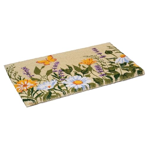 Calloway Mills Butterfly Garden Doormat (18" x 30" x 1.50") - color: Butterfly Garden, size: 1'6" x 2'6" (Rectangular)