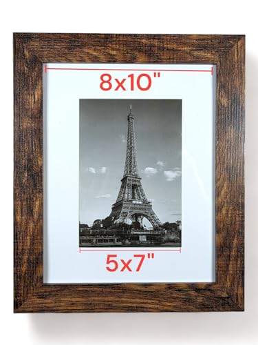 Concealment Picture Frame Hidden Gun - Secret Storage - Hidden Compartment - 8x10-5x7 - color: Brown