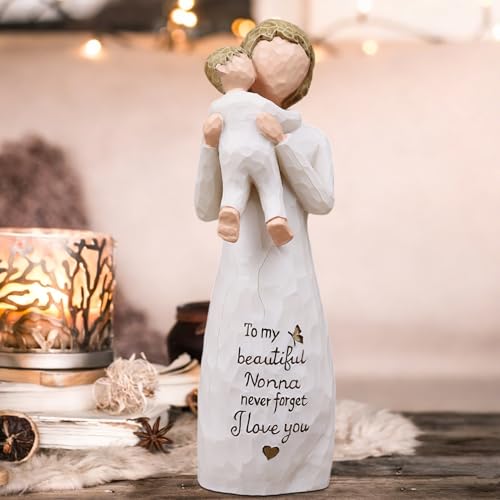 Nonna Gifts for Grandma, Gifts for Nonna, Nonnie Gift for Grandmother, Sculpted Hand-Painted Figurine - style: nonna gifts
