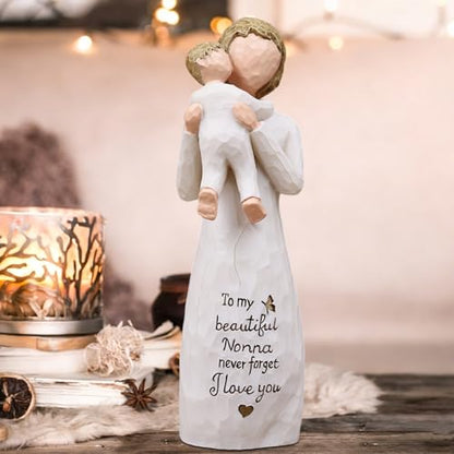 Nonna Gifts for Grandma, Gifts for Nonna, Nonnie Gift for Grandmother, Sculpted Hand-Painted Figurine - style: nonna gifts