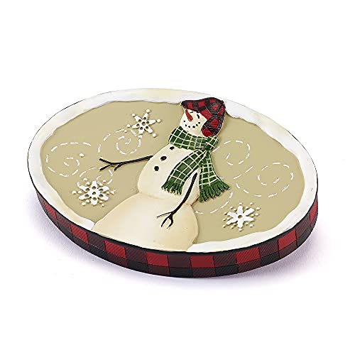 Avanti Linens - Soap Dish, Resin Countertop Accessories, Christmas Decorations (Snowmen Gathering Collection) - size: Soap Dish