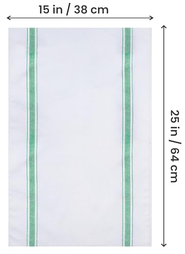 Utopia Towels Green Dish Towels [12 Pack - 15 x 25 Inches] 100% Ring Spun Cotton Highly Absorbent & Reusable Cleaning Bar, Tea, Kitchen and Dishcloths Set - 200 GSM | Highly Absorbent & Reusable Cleaning Bar, Tea, Kitchen and Dishcloths Set - 200 GSM - co