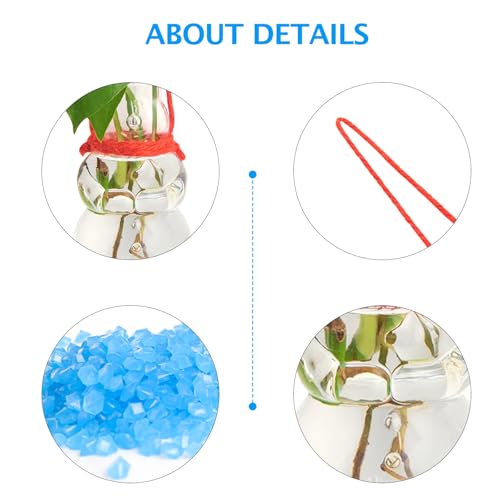 XXXFLOWER Wall Hanging Propagation Stations with Luminous Sand 3 Pc Snowman | Christmas Decor Home Garden Office Hanging Planters for Indoor Plants Gifts for Plant Lovers（Plant NOT Included） - size: 3 Snowman