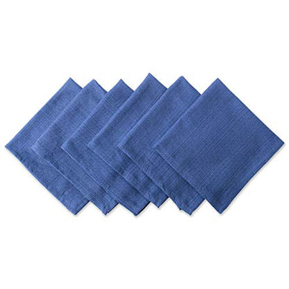 DII Variegated Tabletop Collection, Napkin Set, 20x20, Nautical Blue, 6 Piece - color: Nautical Blue, size: 20" x 20" (Set of 6)