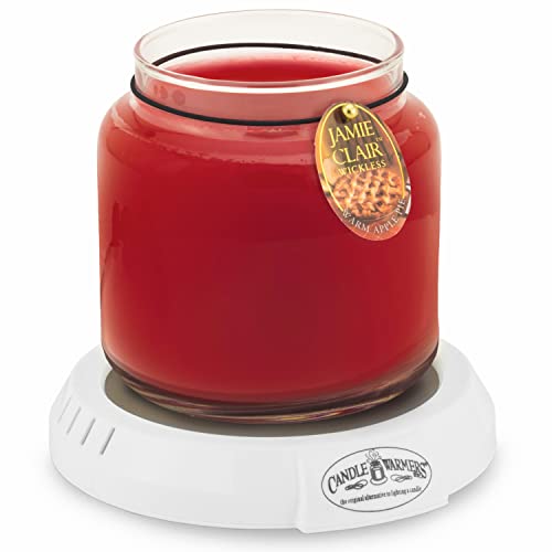 Candle Warmers Etc. Original Candle Warmer Plate (White, Plug-in) – Electric Candle Wax Melter Plate for jar Candles - size: 02