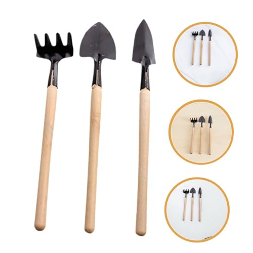 FRCOLOR Mini Garden Tool Set for Indoor Succulent Plants, 18pcs Gardening Planting Tools Kit with Hand Shovel, Trowel, and Rake for Potted Flower Care and Soil Cultivation