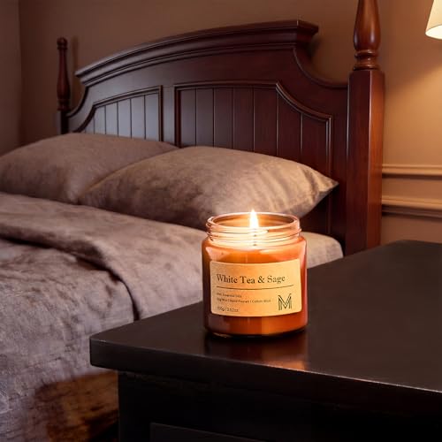 M&SENSE 4 Pack Candle Gift Set, Aromatherapy Scented Candle for Home Fragrance, Natural Soy Wax Candles for Stress Relief, Yoga, Long Lasting Small Jar Candle Gift Set for Birthday Housewarming - size: Gift Set