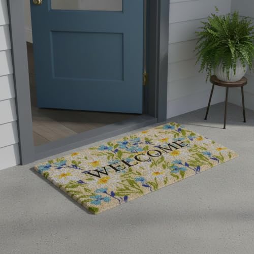 Calloway Mills Field of Daisy Welcome Doormat (30" x 48" x 1.50") - color: Fields of Daisy Welcome, size: 2'6" x 4' (Rectangular)