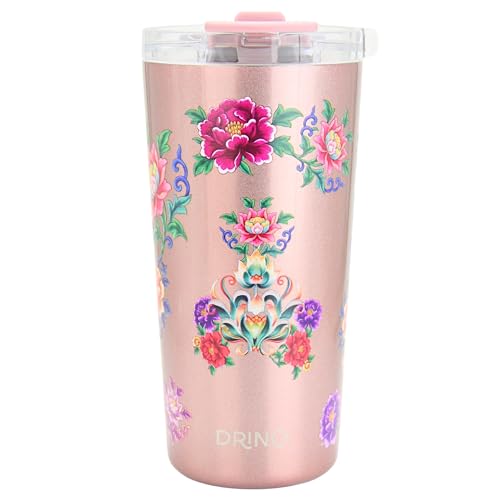 Drinco - 20 oz Stainless Steel Tumbler | Double Walled Vacuum Insulated Mug With Lid, 2 Straws, For Hot & Cold Drinks (20oz Chupa) - color: 20oz Chupa