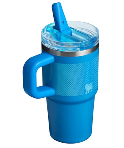 STANLEY Quencher ProTour Flipstraw Tumbler, 20 oz, Azure - Fade | Built-In Straw & Handle | Cupholder Compatible for Travel | Leakproof Insulated Stainless Steel Cup | BPA-Free - color: Azure Fade, size: 20 Ounces