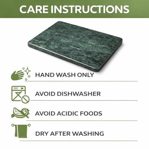 Marble Cheese and Pastry Board 16 x 12 Inch | Natural Carrara Marble, Cutting Board and Serving Tray, For Dough, Bread, Pizza, Charcuterie, Heavy, Non-Slip, Gift-Ready - color: Green, size: 16"L x 12"W