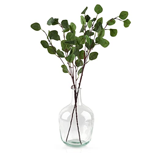 Bfttlity Clear Glass Vase for Centerpieces Table Home Room Decor, M | 12" Tall Clear Vase for Branches, Floor Flowers Vase - size: Medium-Clear