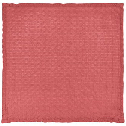 Karma Waffle Weave Dishcloth Set/Holder Bloom - color: Pink Bloom
