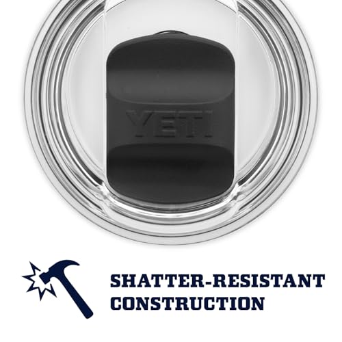 YETI Rambler 10 oz Tumbler, Stainless Steel, Vacuum Insulated with MagSlider Lid, Black - color: Black