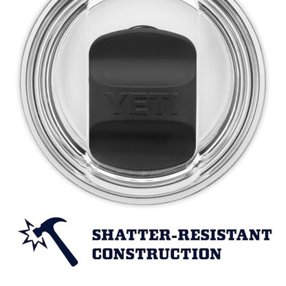 YETI Rambler 10 oz Tumbler, Stainless Steel, Vacuum Insulated with MagSlider Lid, Black - color: Black