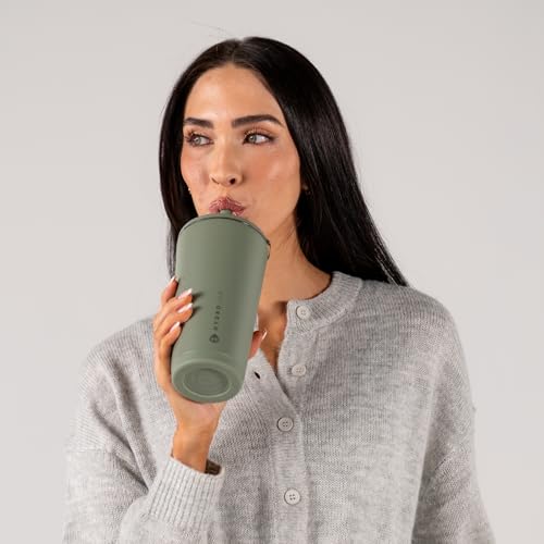 HydroJug Everyday Tumbler 20 oz, Ceramic-Lined Straw Cup, Courtyard - color: Courtyard, size: 20 Ounces