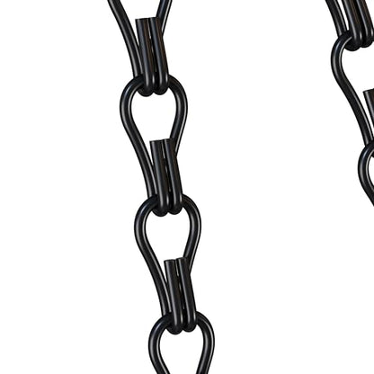 garini 3 Pack, 23 Inch Hanging Baskets Chain, Hanging Chains with Hooks Flower Pot Chain Replacement Plant Hangers for Planters, Bird Feeders and Lanterns(Black)… - color: Black, size: 3P