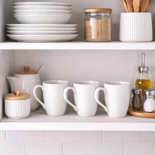 GBhome White Coffee Mugs Set of 36, 12 oz Ceramic Coffee Cups | Classic COffee Mugs for Home,Office&Restaurant,Tea/Espresso/Cappuccino. Dishwasher&Microwave Safe - color: Off White 2, size: 12 oz (36 Piece Set)